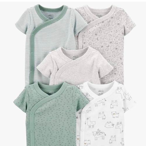 Simple Joys by Carter's unisex-baby 5-pack Side Snap Short-sleeve Bodysuit