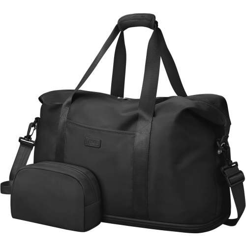 Expandable Travel Duffle Bags Weekender Overnight Bags for Women Men Hospital Bag for Women Labor Delivery with Toiletry Bag Waterproof