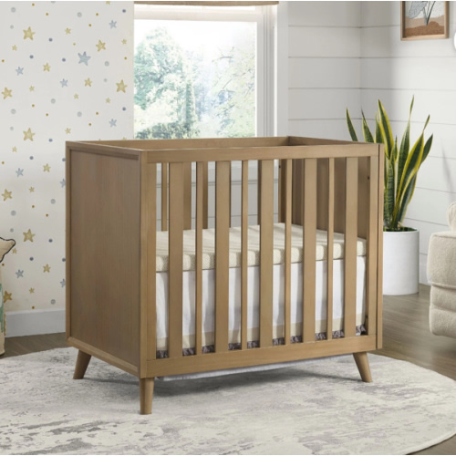 Oxford Baby Renwick 3 in 1 Mini Convertible Crib, Acorn Brown - Walmart.com