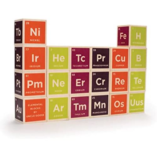 Uncle Goose Periodic Table Blocks - Made in The USA