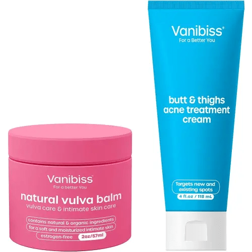Vanibiss Vulva Balm and Butt & Thighs Acne Treatment Cream - Bundle