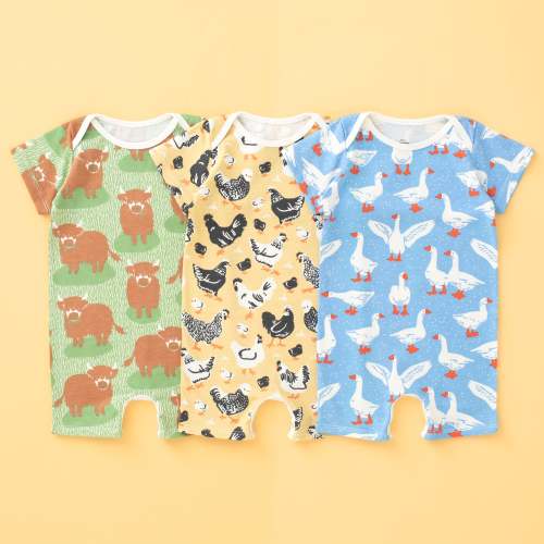 Farm Friends Summer Romper Bundle