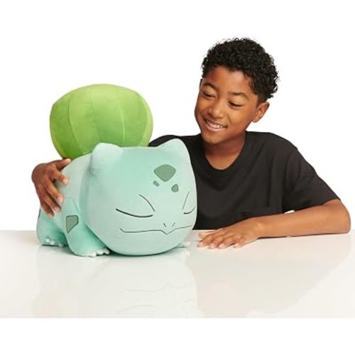 Pokémon Bulbasaur Sleeping Plush - 18-Inch Premium Plush in Sleeping Pose