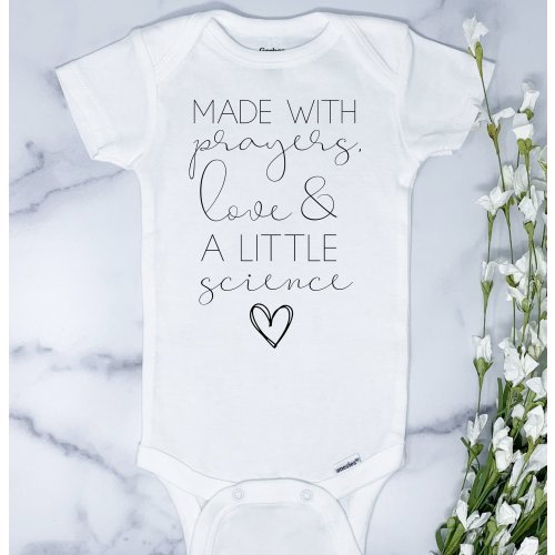 IVF Onesie ®, Pregnancy Announcement Onesie ®, Expecting Parents,
