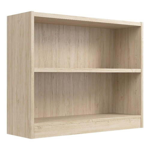 Universal Small 2 Shelf Bookcase in Natural Elm - Engineered Wood