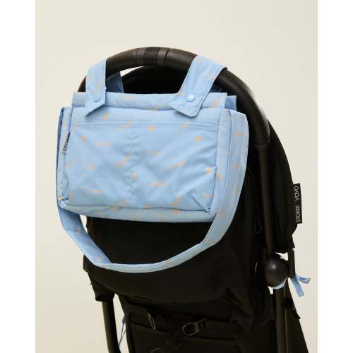 Universal Baby Stroller Organizer Bag Converts To Crossbody | Sky Squiggles - Storq by Kindred Bravely