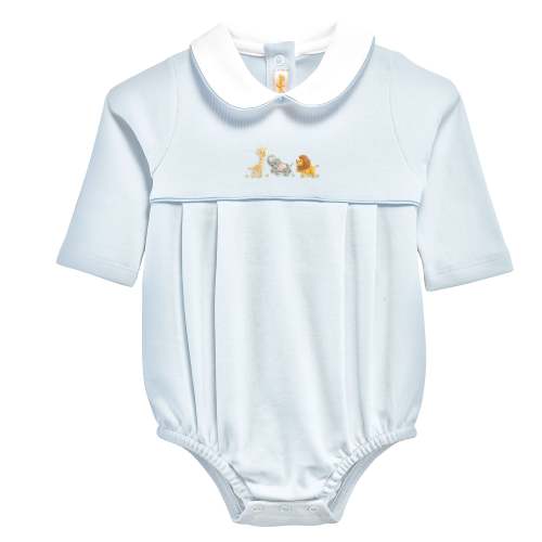 Long Sleeve Embroidered Bubble, Safari