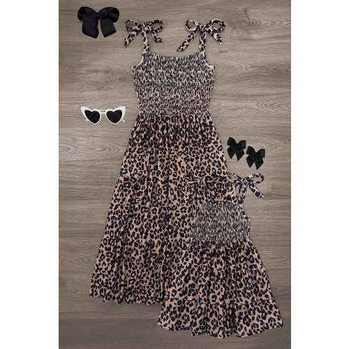 Mom & Me - Cheetah Print Dress