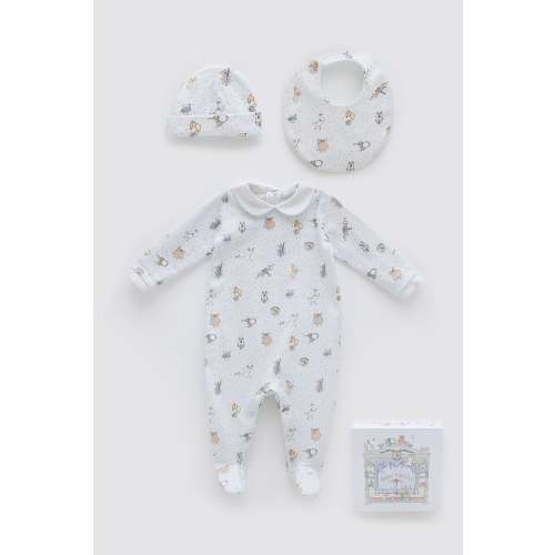 3-Piece Newborn Set - Theatre / Blue