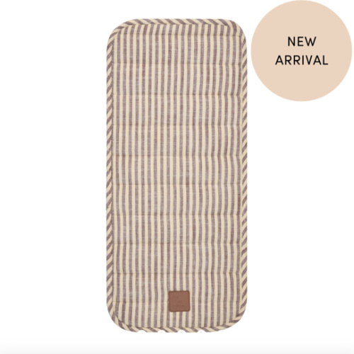 Lemon Sorbet Stripe Universal Linen Bassinet Liner