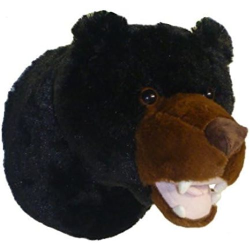 Adore 12" Tahoe the Black Bear Plush Stuffed Animal Walltoy Wall Mount