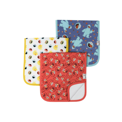 Elmo Premium Burp Cloths by Copper Pearl