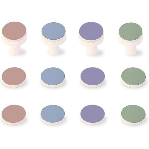 Fansidi Electric Baby Nail File Replacement Pads- Electric Baby Nail Trimmer Clipper Sandpaper Grinding Pads Include 4 Age-Specific Grinding Heads & 8 Soft Sandpapers Pads