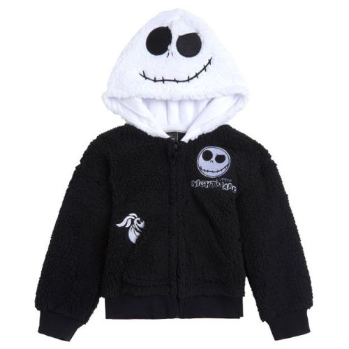 Disney Nightmare Before Christmas Jack Skellington Zero Newborn Baby Boys Cozy Cosplay Hoodie Black 0-3 Months