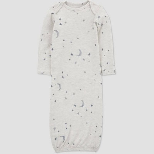 Carter's Just One You® Baby EcoVero Celestial Gown - Gray, Size: Newborn