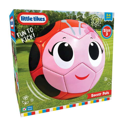 Little Tikes Toddler Soccer Ball Size 3 Lady Bug Print Indoor Outdoor Play Toy