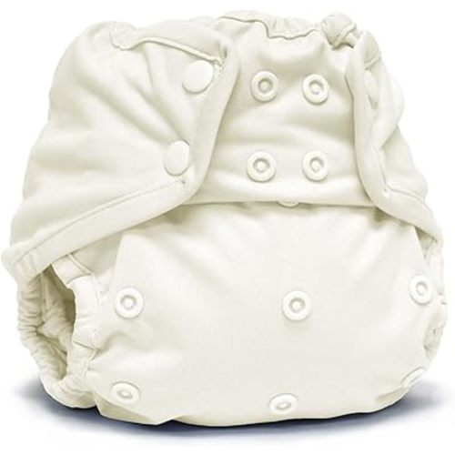 Kanga Care Rumparooz Double Leg Gusset Reusable Cloth Diaper Cover One Size Snap | Almond 6-35 lbs