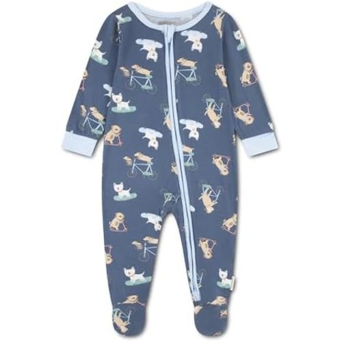 HUGGIES Baby Girls' Printed Footed Coverall