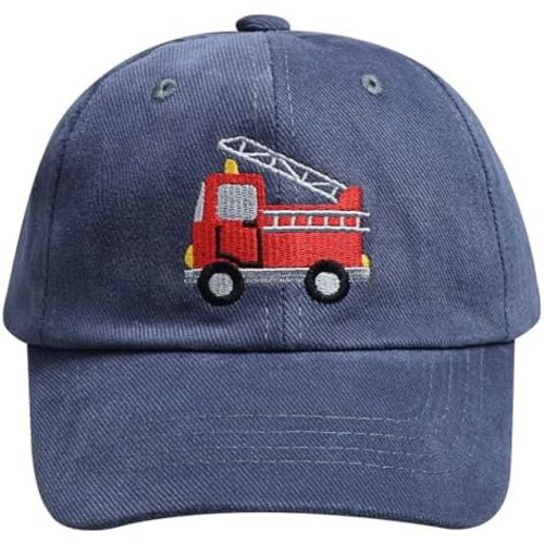 Kids Embroidered Baseball Caps Adjustable Boys Girls Dinosaur Trucker Cap Toddler Beach Sun Hats