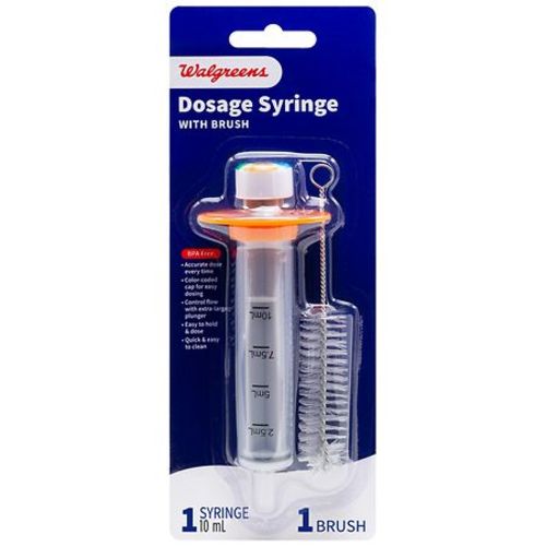 Dosage Syringe with Brush