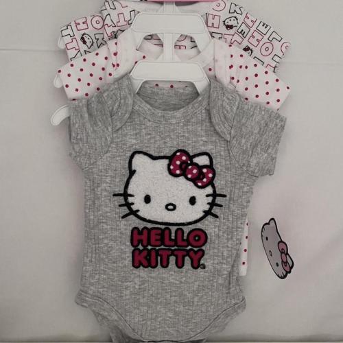 Hello kitty baby onsies, pack of 3 brand new. size...