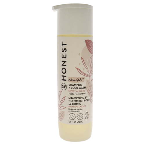 Honest Gently Nourishing Shampoo And Body Wash - Sweet Almond - 10 oz