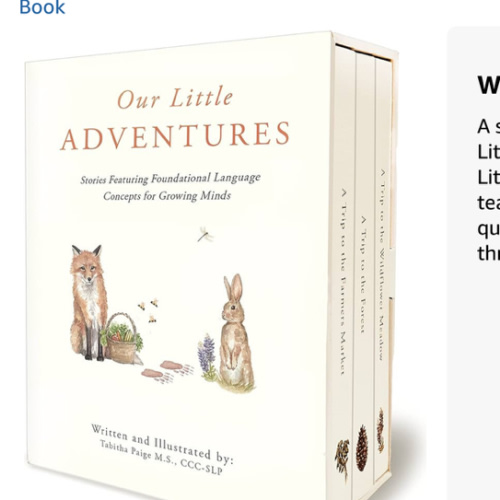 Our Little Adventures: Stories Featuring Foundational Language Concepts for Growing Minds (Tabitha Paige Children's Book Series)