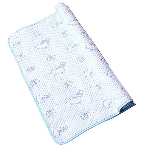 Monvecle Baby Infant Waterproof Soft Cotton Changing Pads Washable Resuable Diapers Liners Mats, Bear-1pcs Large 39" x 28"