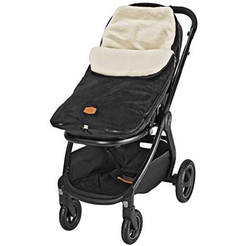 JJ Cole Bundle Me - Original, Toddler Bunting Bag, Baby Stroller & Baby Car Seat Cover, Black