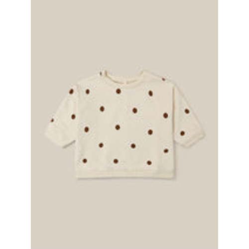 Undyed Cotton Dots Sweatshirt | Organic Zoo