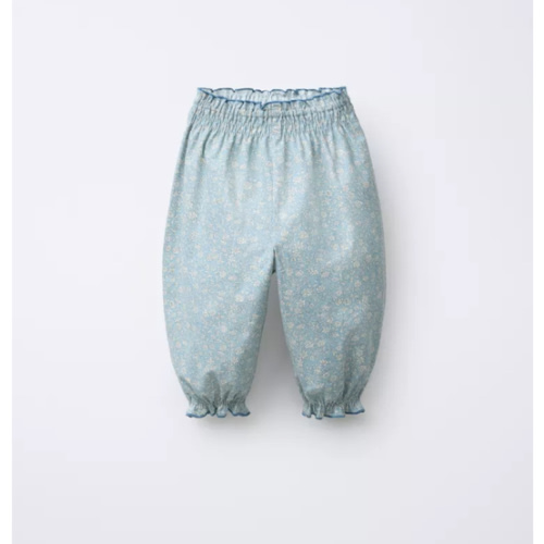 FLORAL PRINT PANTS - Light blue | ZARA United States