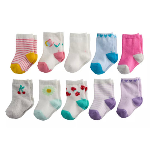 Baby & Toddler Girl Jumping Beans® 10-pk. Garden Crew Socks