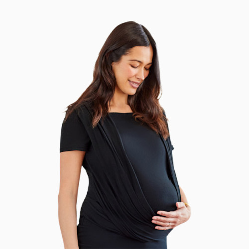 Moby Bump & Beyond T-Shirt Wrap Baby Carrier - Black, Xxl