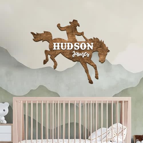 Swaddle AN Western Themed Sign, Custom 3D Name Display, Cowboy Nursery Decor, Wooden Wall Art, Name Plaque for Boy, Rustic Baby Room Accent
