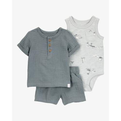 Baby 3-Piece Outfit Set - Grey - Carter's | Carter's