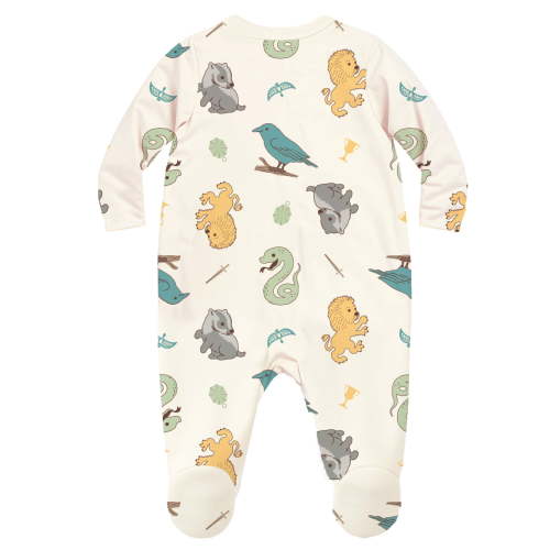 Harry Potter Baby Unisex Printed Long Sleeve Footed Sleep N Play, Sizes Newborn- 9 Months