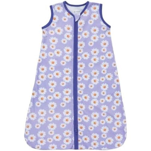 LollyBanks Sleep Sack, 100% Cotton Neutral Baby Sacks, 0.5 TOG Sleep Sacks Lightweight with 2-Way Zipper