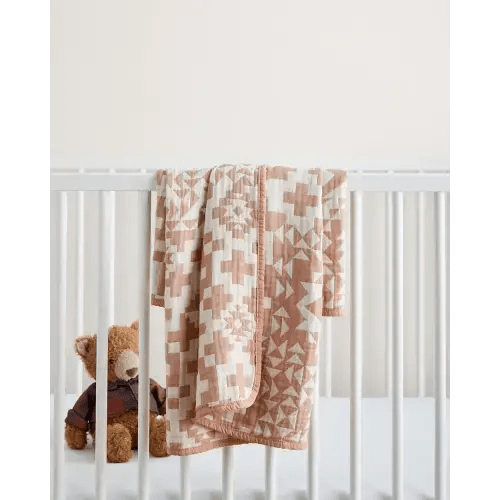 BLUE RIDGE ORGANIC COTTON BABY BLANKET