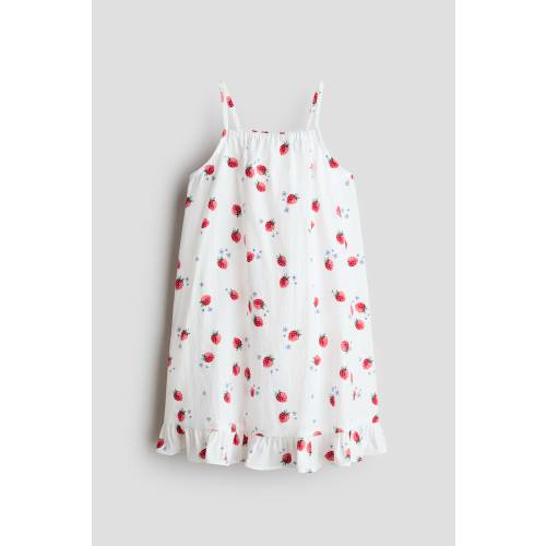 FLOUNCED STRAPPY DRESS