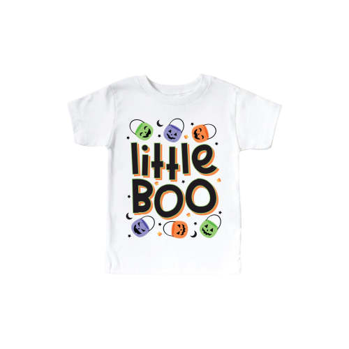 'Little Boo' Halloween Graphic Bodysuit & Kids' Tee