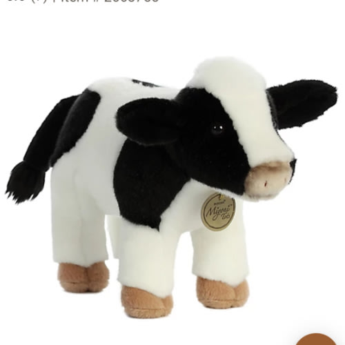 Aurora World Holstein Calf Stuffed Animal, 9.5 in. at Tractor Supply Co
