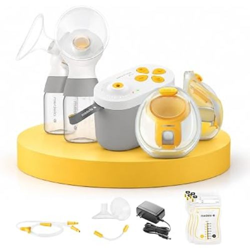 Medela Pump in Style Pro+ Hands Free & Bottles Electric Breast Pump Bundle