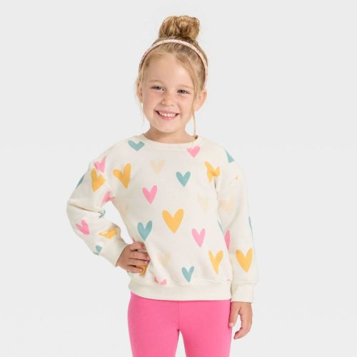 Toddler Girls' Fleece Pullover Sweatshirt - Cat & Jack™
