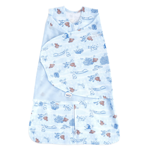 Blue Finding Nemo Newborn Swaddle | HALO