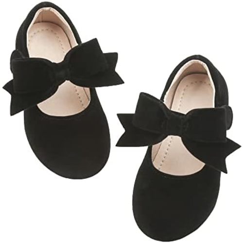 Kiderence Little Toddler Girls Dress Shoes Ballerina Ballet Flats Kids Mary Janes