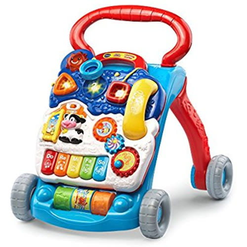 VTech Sit-To-Stand Learning Walker (Frustration Free Packaging), Blue