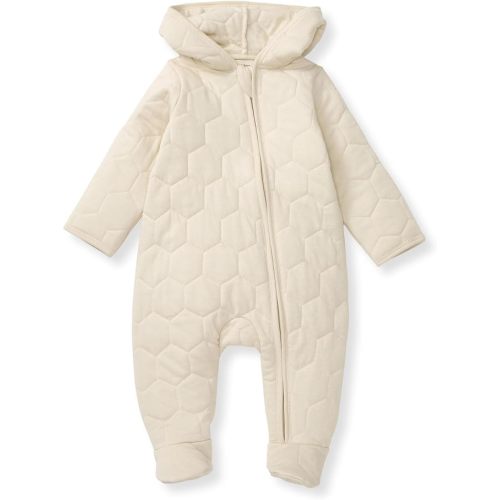 Burt's Bees Baby Unisex Infant Bunting Jumpsuit, Organic Cotton One-Piece Long Sleeve Outfit Coverall