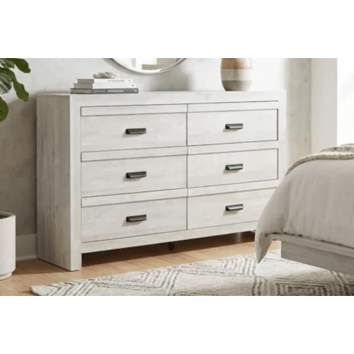 Baylor White 6 Drawer Dresser