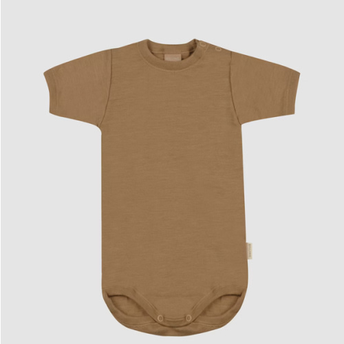 Baby merino wool/silk short sleeve bodysuit - $40.99 - Dilling