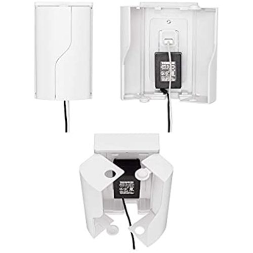 Safety Innovations Twin Door Babyproof Outlet Cover Box for Babyproofing Outlets - More Interior Space for Extra Large Electrical Plugs and Adapters - Easy to Install - Easy to Use, (1-Pack)